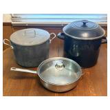 Stock Pots & Pan with Lids including Le Creuset