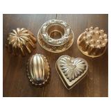 Copper Colored Aluminum Cake Molds