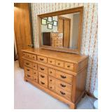 Flanders Maple Dresser with Mirror
