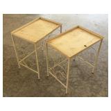 Pair of Metal Tables