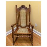 Victorian Cane Rocking Chair