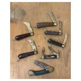 Pocket Knives incl Klein & Case