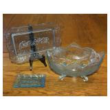 The Last Supper Glass Plates and Fruit Bowl