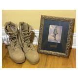 Thomas Kinkade Soldier Art & Military Boots