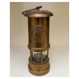 Island Creek Top Producer Brass Safety Lamp