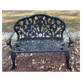 Wrought Iron Bench