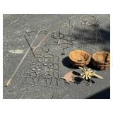 Shepards Hooks - Metal Lattice - Planters Etc