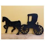 Wooden Horse and Carriage