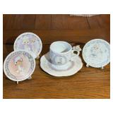 Precious Moments Plates & Tea Cup