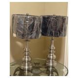 Nickel Finish Lamps