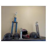 Motorcycle Helmets & Trophies