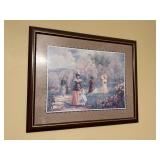 Framed Victorian Era Print