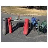 Camping Folding Table - Chairs - Air compressor -