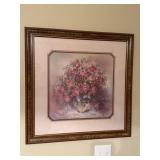 Framed Floral Print