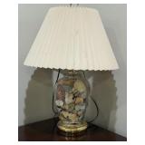 Glass Seashell Table Lamp