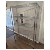 5 Tier Rolling Shelf Unit