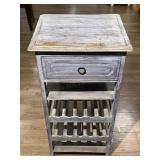 Distressed Antique Style Wine Rack