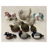 Small Waterfowl - Brass Quail - Unicorns - etc