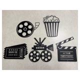 Metal Movie Themed Wall Decor