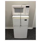 Mini Refrigerator & Microwave