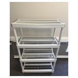 4 Tier Plastic Shelves