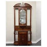 Victorian Style Mahogany Hall Tree