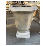 Large Plastic Resin Planter Urn