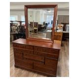 Vaughn Bassett Cherry Multi Drawer Dresser &