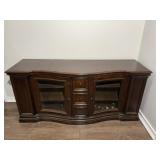 Glassfront Media Console