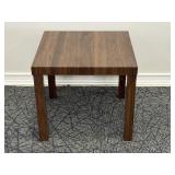 Walnut Finish End Table