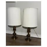 Brass Tone Table Lamps