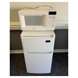Mini Refrigerator & Microwave