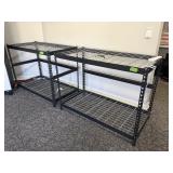 2 Section Metal Racks