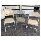 3 Folding Chairs