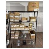 5 Tier Metal Shelving with Sheathing Clips, Etc.