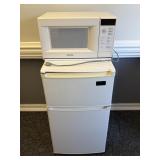 Mini Refrigerator & Microwave