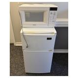 Mini Refrigerator & Microwave