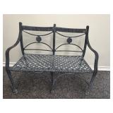 Wrought Iron Garden Bench