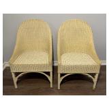 Wicker Coastal Side Chairs