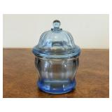 Azure Blue Glass Apothecary Jar