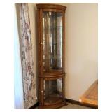 Corner Glass Curio Cabinet