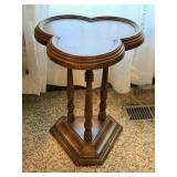 Clover Top Spindle Side Table