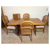 Dining Table & Chairs (includes 2 table e