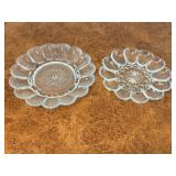 Glass Deviled Egg Platters