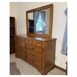 Traditional Dresser with Mirror