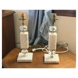 Hollywood Regency Style Accent Lamps