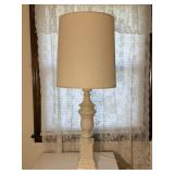 Column Table Lamp with Drum Shade
