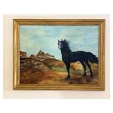 Framed Artwork - The Stallion by D. Martin