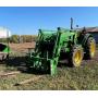 Farm Machinery: John Deere 5420 Tractor, H&H 18' Trailer