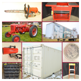 SHIPPING CONTAINERS, FARMALL TRACTOR, SILVER COINS, AND MORE! - Mondovi, WI